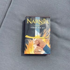 Narnia book series with bookmark